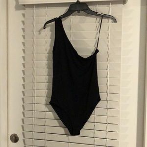 One shoulder bodysuit